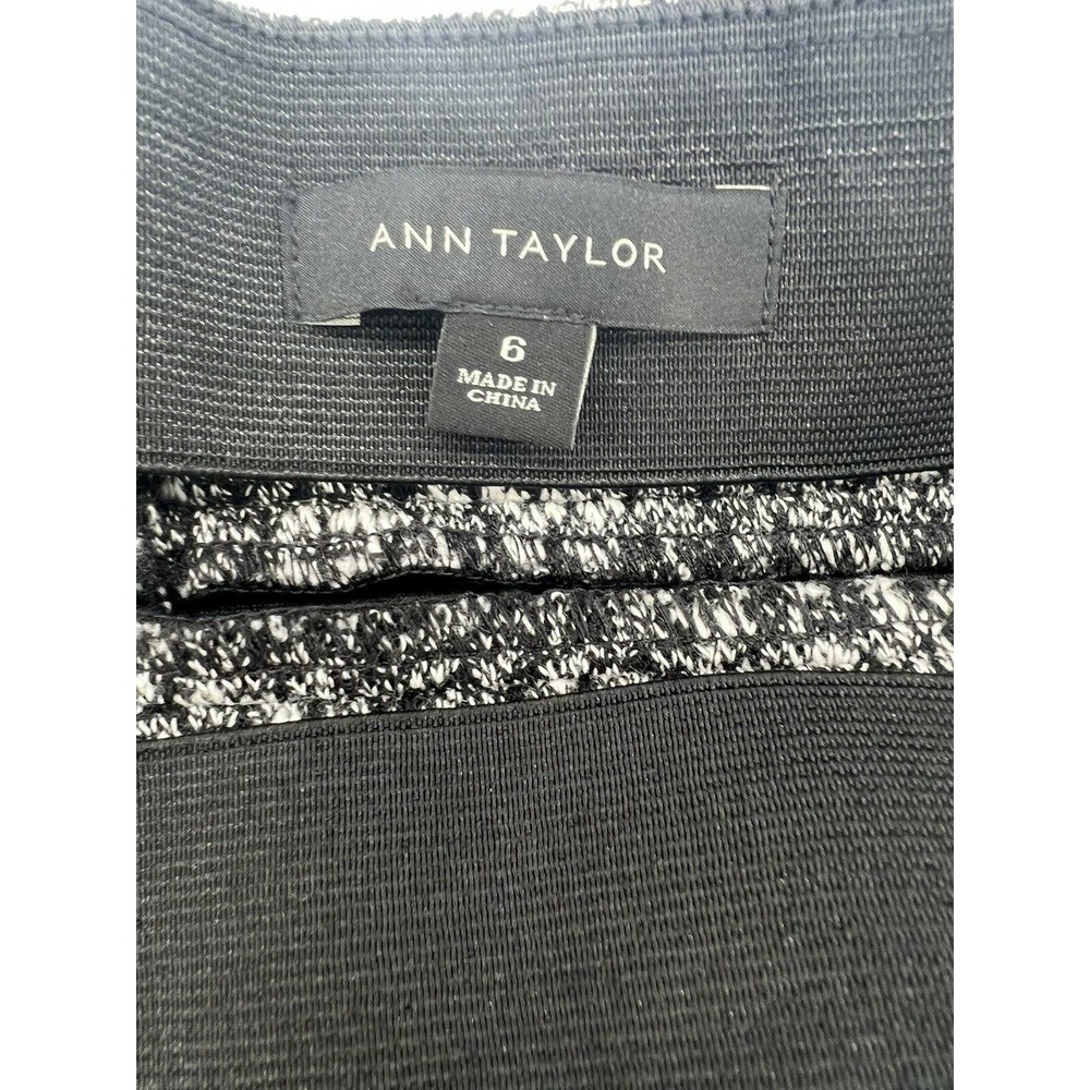 Ann Taylor Womens Wool Elastic Waist Skirt Pencil Sz 6 - Picture 3 of 3